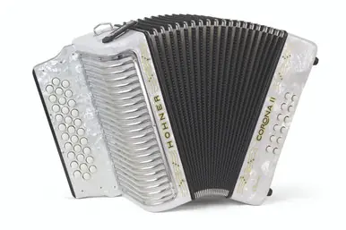 Limited Offer Hohner Corona II Classic Diatonic Button Accordion
