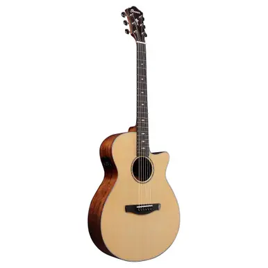Premium Ibanez AEG200 Small Body Acoustic-Electric Guitar - Natural Low Gloss
