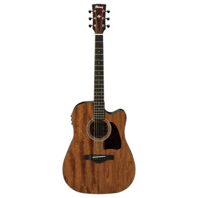Best Choice Ibanez AW54CE Mahogany Cutaway Artwood Series Acoustic-Electric Guitar with Open Pore Finish