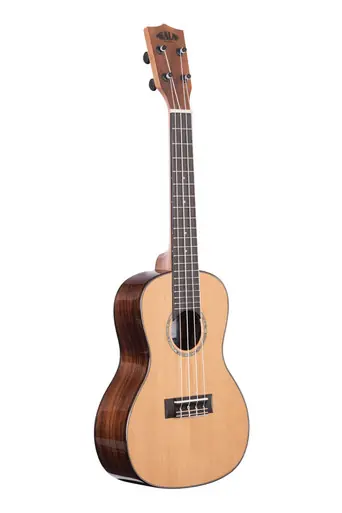 Secure Checkout Kala KA-SCAC-C Gloss Solid Cedar Top Acacia Concert Ukulele
