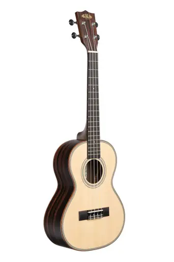Limited Edition Kala KA-SSEBY-T Solid Spruce Top Striped Ebony Tenor Ukulele