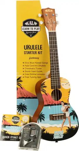 Crafted Kala Learn To Play Concert Ukulele Package