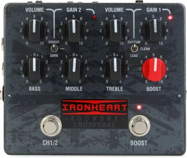 Limited Edition Laney Foundry Series Ironheart Loudpedal 2-Channel Power Amp Pedal with Boost