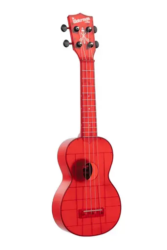 Must Have Kala Waterman Seaglass Collection Soprano Ukulele - Transparent Maritime Red