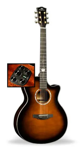Deal Kepma GA2-120A Grand Auditorium Acoustic-Electric Guitar