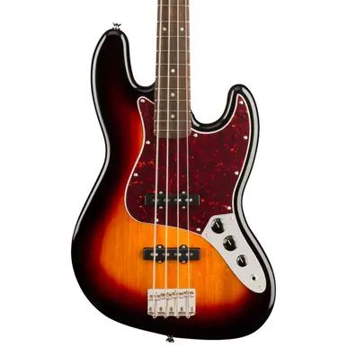 Premium Squier Classic Vibe 60s Jazz Bass 4-String Electric Bass Guitar - Three Color Sunburst
