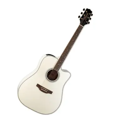 Takamine GD37CE Dreadnought Acoustic-Electric Guitar - Pearl White Brand New