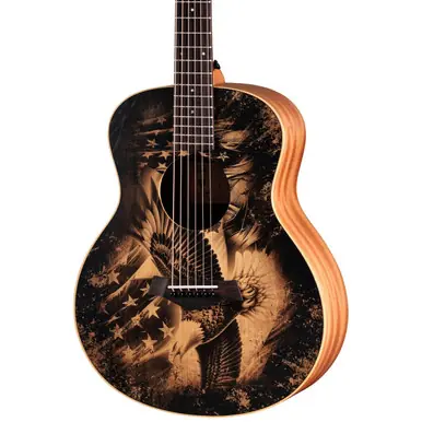 Get Yours Taylor Guitars 4 Vets GS Mini Americana Special Edition Acousitc Guitar - Custom Artwork