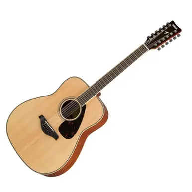 Yamaha FG820-12 Dreadnought 12 String Acoustic Guitar Modern