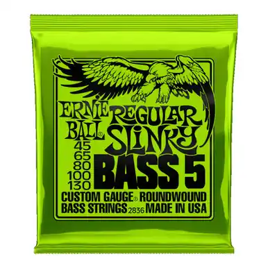 Bulk Order Ernie Ball Bass Guitar Strings 5-String Nickel 45-130 Gauge Regular Slinky