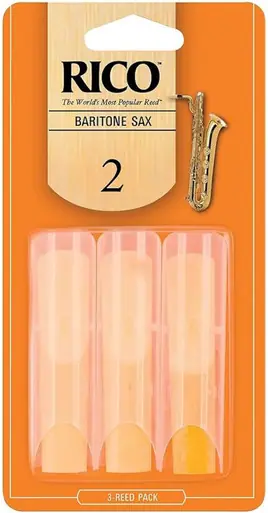 Rico RLA03 Baritone Sax Reeds Rico 3 Pack Warranty Included