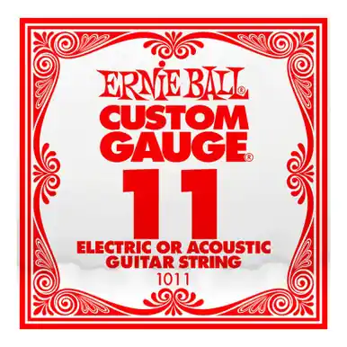 Ernie Ball String Guitar .011 Steel 1011ST Fresh Stock