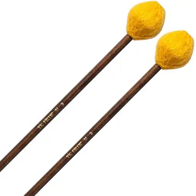 Vic Firth M3 American Custom Keyboard Synthetic Yarn Mallets - Medium (Yellow) Popular