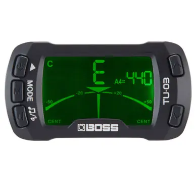BOSS TU-03 Clip-On Tuner/Metronome Combo Secure Checkout