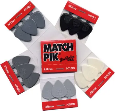 Dunlop Matchpik Nylon Guitar Picks - 6-Pack Limited Edition