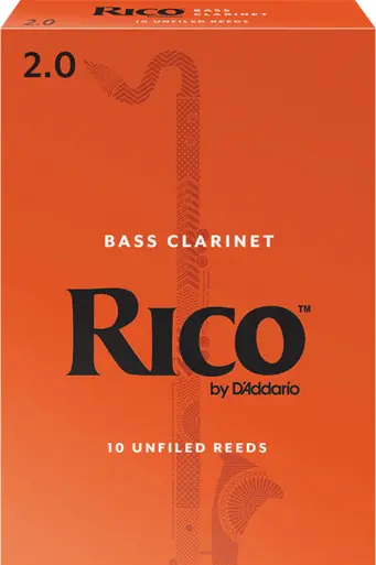 Rico REA10 Bass Clarinet Reeds Rico 10Pk Professional Grade