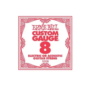Seasonal Sale Ernie Ball String Guitar .008 Steel 1008