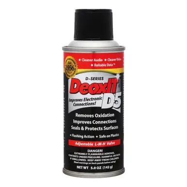 Final Sale Hosa D5S-6 CAIG DeoxIT Contact Cleaner Spray