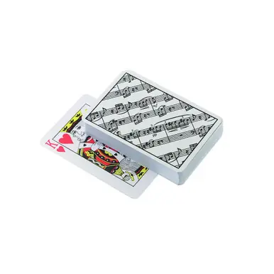Same Day Shipping Playing Cards Sheet Music Pattern