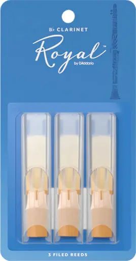 Trending Rico Royal RCB03 Clarinet Reeds Rico Royal 3 Pack