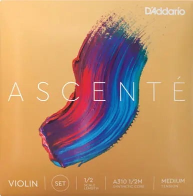 Ascente Violin Strings Set 1/2 Medium Tension Big Sale
