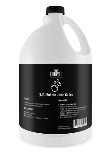 While Supplies Last Chauvet DJ BJG Bubble Fluid - 1 Gallon
