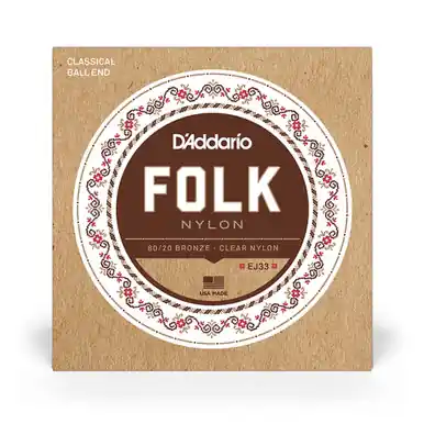 D'Addario EJ33 Ball-End Nylon Classical Guitar Strings Premium