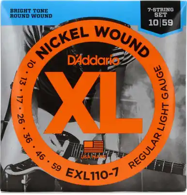 D'Addario EXL110-7 Seven String Extra Regular Light Guitar Strings Get Yours