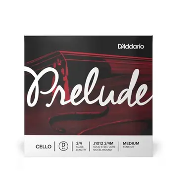 D'Addario J10123/4M Prelude 3/4 Size Medium Tension Cello D String Buy Online