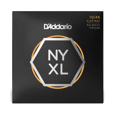 Direct From Manufacturer D'Addario NYXL1046BT NYXL Nickel Wound Balanced Tension Regular Light Electric Guitar Strings - .010-.046