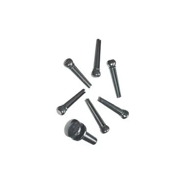 Low Price D'Addario PWPS9 Black Bridge and End Pins Set