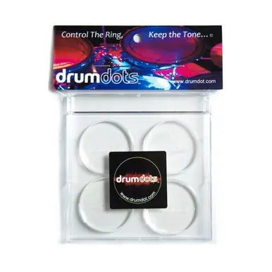 DrumDots Original Drum Dampener Pads - 4pk Must Have