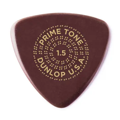 Dunlop Primetone® Small Triangle Smooth Pick 1.5mm 3-Pack Warranty Included