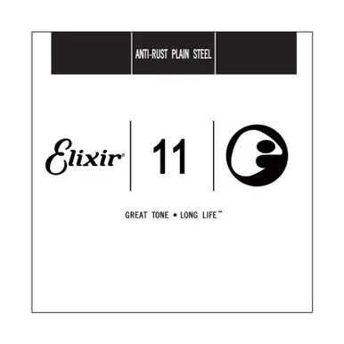 Must Have Elixir Anti-Rust Plain Steel Single Guitar String - .011