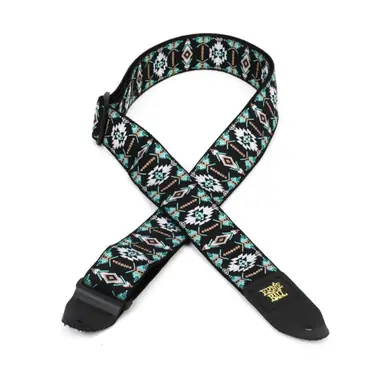 Brand New Ernie Ball 2-Inch Jacquard Guitar Strap - Southwestern Turquoise
