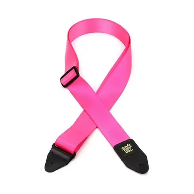 Ernie Ball 2-Inch Premium Guitar Strap - Neon Pink Price Drop