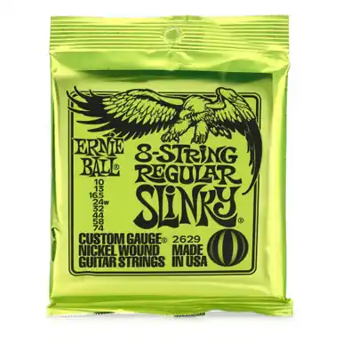 Factory Price Ernie Ball EB2629 Regular Slinky Nickel-wound 8-String Electric Guitar Strings - .010-.074