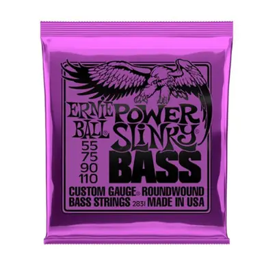 Ernie Ball Power Slinky Nickel Wound Electric Bass Strings 2831 One Day Deal