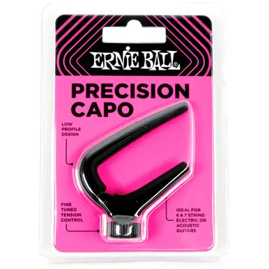 Ernie Ball Precision Capo - Black Final Sale