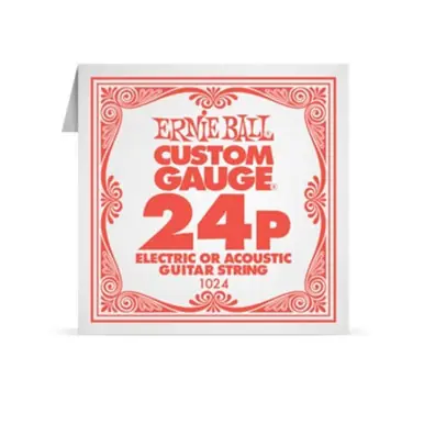 Ernie Ball String Guitar .024 Plain Steel 1024 Clearance