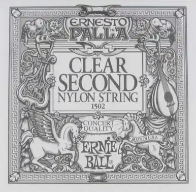 Weekend Sale Ernie Ball String Guitar 2nd Nylon Clear 1502ST