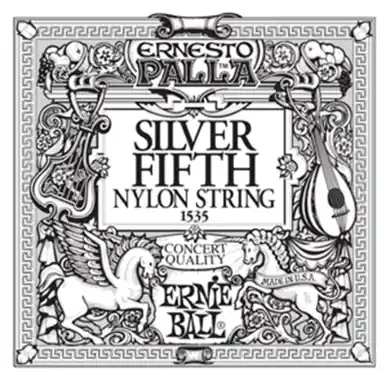 Trending Ernie Ball String Guitar 5th Nylon Silver 1535