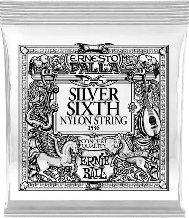 Ernie Ball String Guitar 6th Nylon Silver 1536 New Arrival