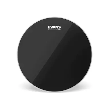Evans BLACKCHROME Drum Head Black Chrome Flash Sale