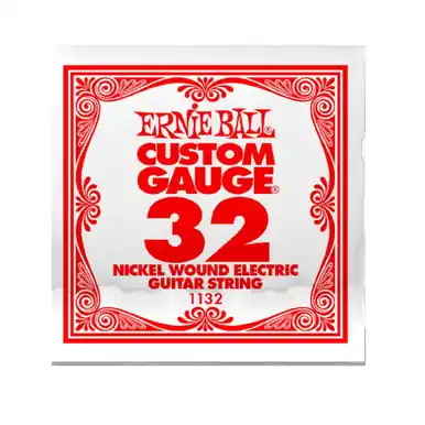 Final Sale Ernie Ball Single Guitar String Nickel-Wound .032