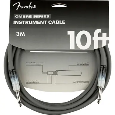 Fender Ombre Series Straight to Straight Instrument Cable - 10-foot No Minimum Order