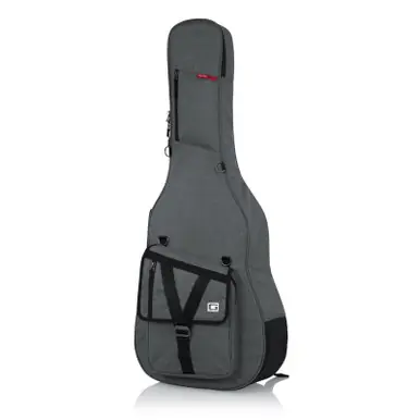 Gator Transit Series Acoustic Guitar Bag - Grey Free Delivery