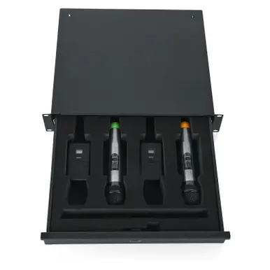 Gator Rackworks 2U Wireless Microphone Drawer Seasonal Sale