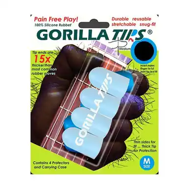 Gorilla Fingertip Protectors Medium Clear In Demand