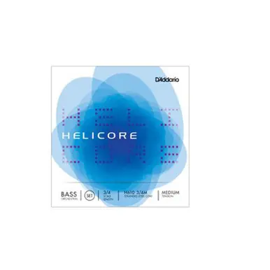 Hassle-Free Returns Helicore Bass Strings Set 3/4 Medium Tension H610-3/4